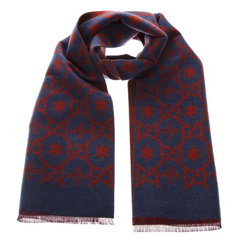 gucci ladies bee motif scarf|gucci jacquard wool scarf.